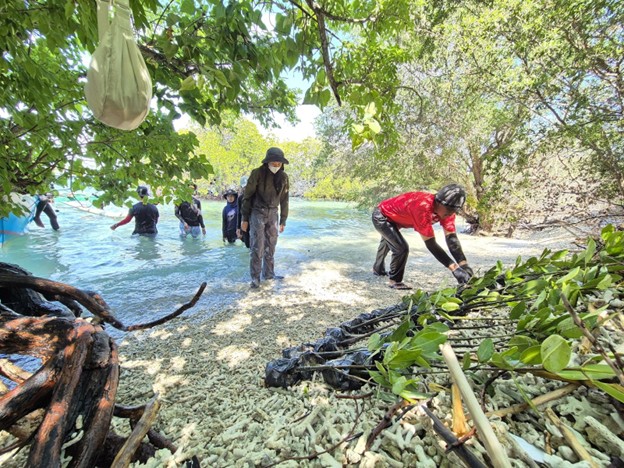 Pelatihan Penanaman Mangrove Gili Balu1